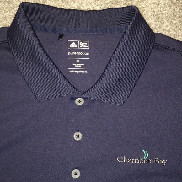 Adidas Tyler Toney Chambers Bay Tacoma Washington Polo Golf Shirt Dude Perfect - Picture 1 of 5